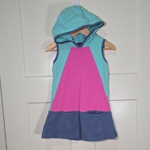 Colorful Hooded Dress